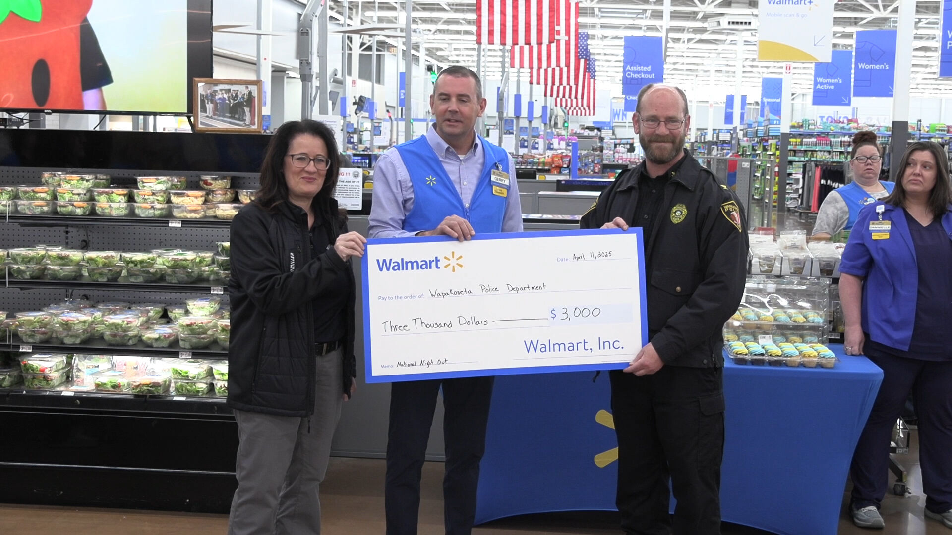 Wapakoneta Walmart marks 20 years of service and community giving